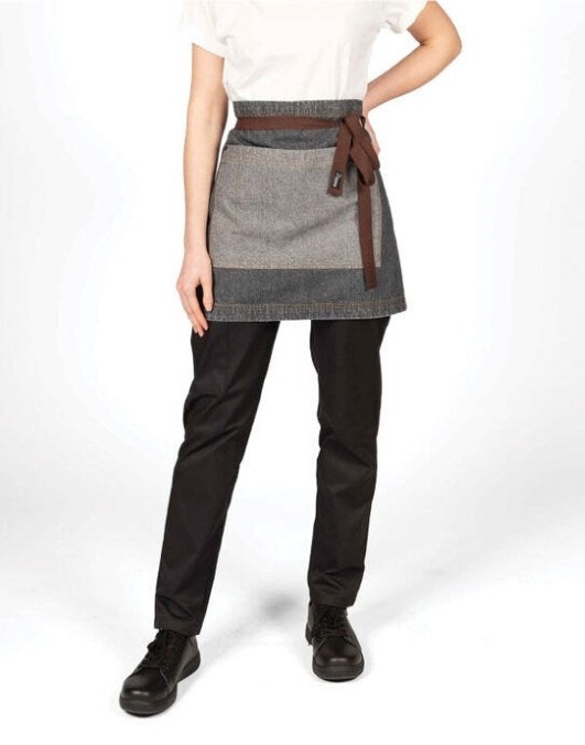 100% Cotton Contrast Waist Apron
